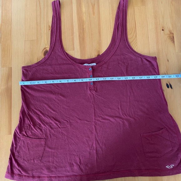 Hollister Deep Red Tank - Picture 5 of 8